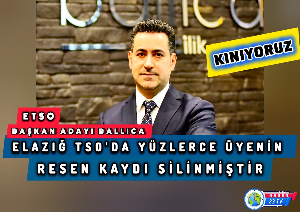 Etso Başkan Adayı Ballıca: Etso, Yüzlerce Oda Üyesinin Resen Kaydını Silmiştir... 