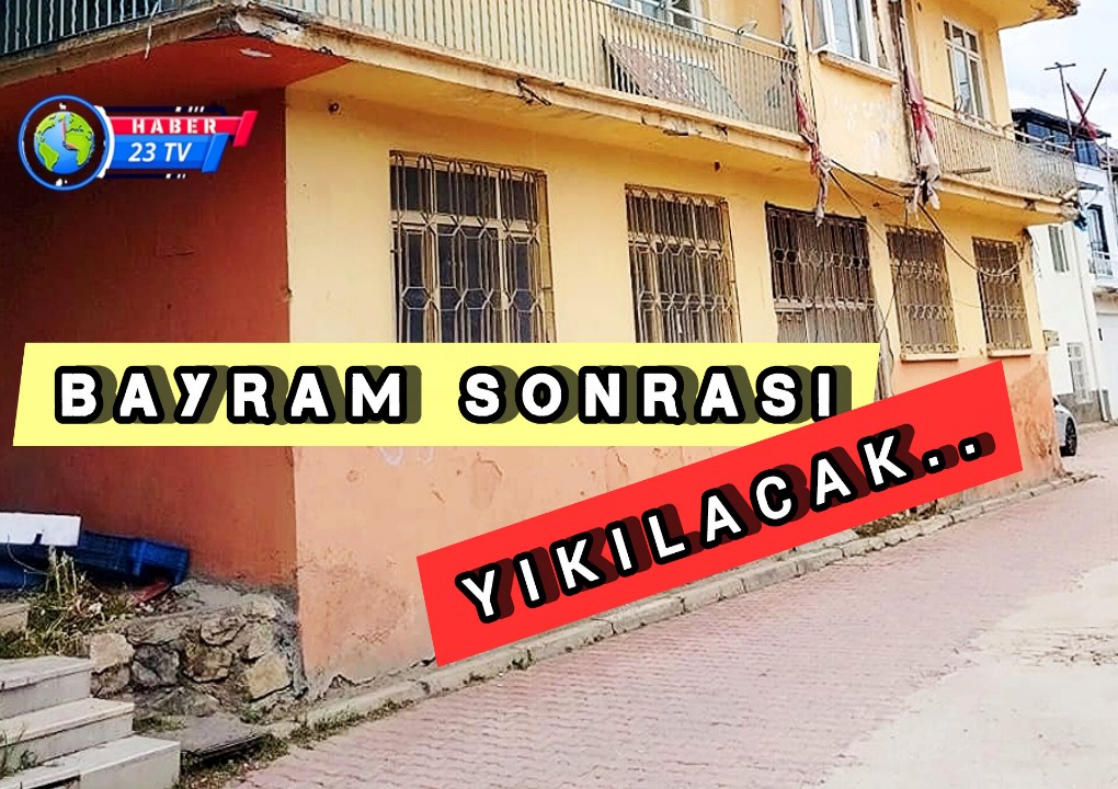 Keban’da Uzun Süredir Atıl Kalan Maliye Lojmanları Bayram Sonrası Yıkılacak