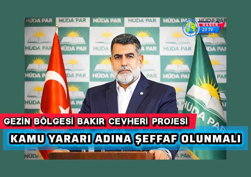 HÜDA PAR Elazığ İl Başkanlığı Basın Açıklaması