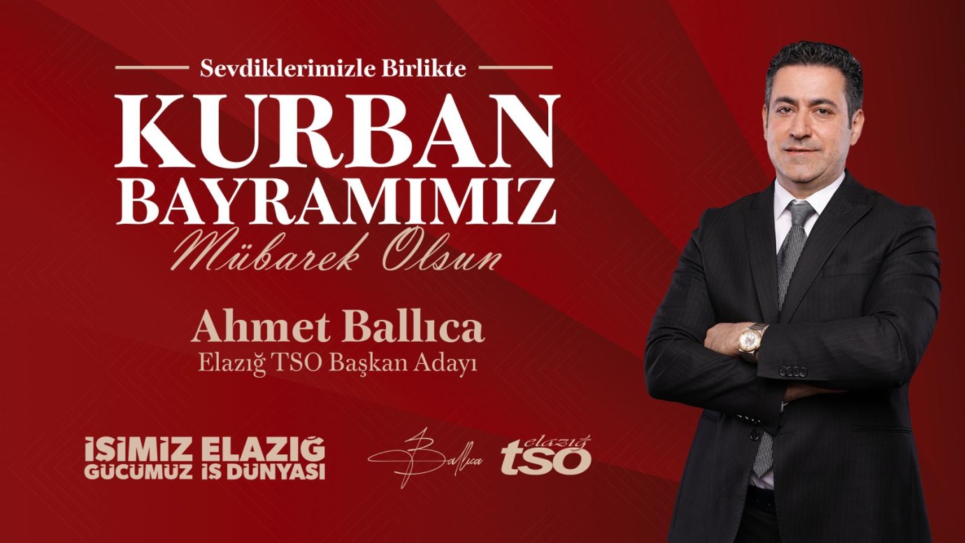 ETSO Başkan Adayı Ahmet Ballıca Kurban Bayramı Mesajı