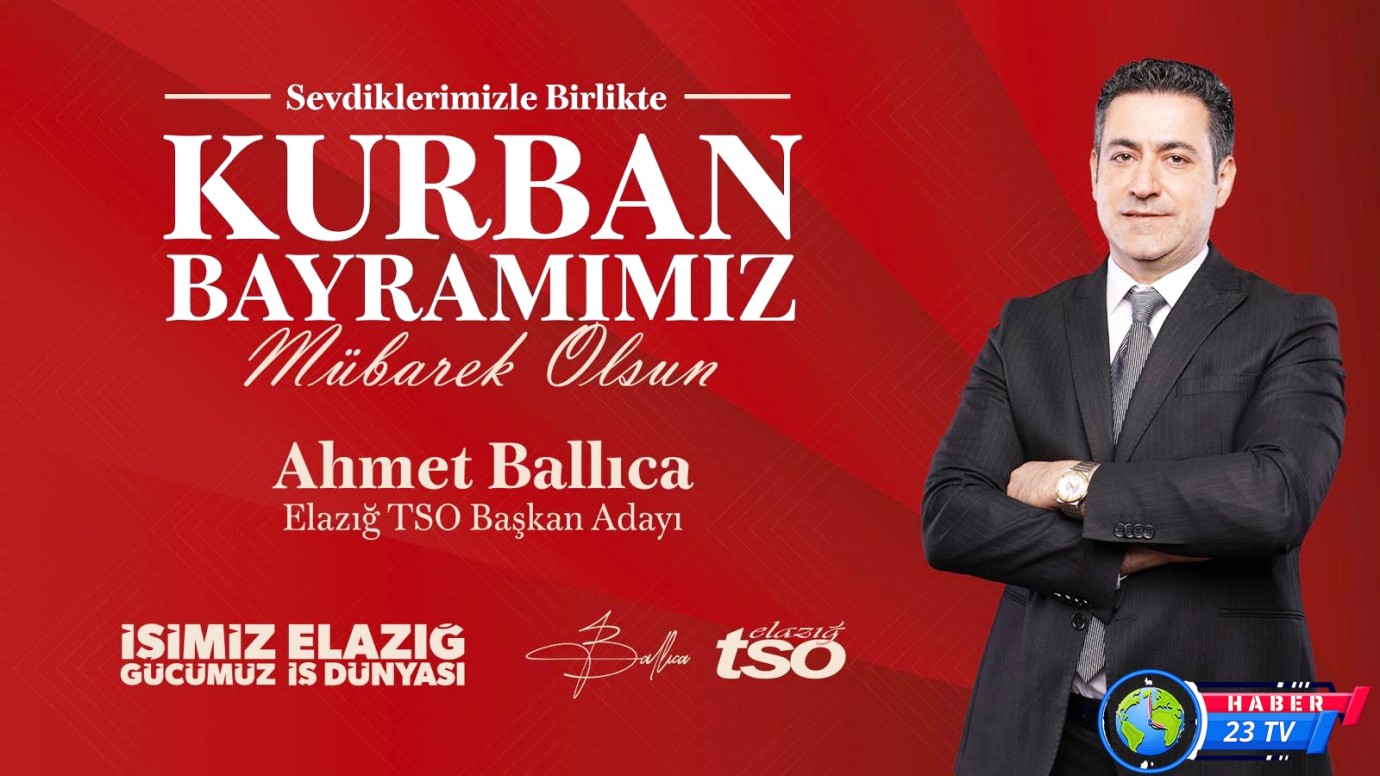 ETSO Başkan Adayı Ahmet Ballıca Kurban Bayramı Mesajı