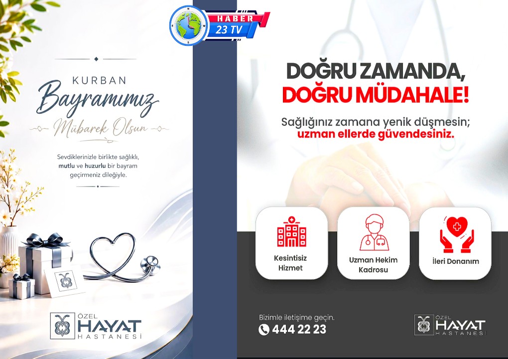 Özel Hayat Hastanesi... BAYRAMIMIZ MÜBAREK OLSUN