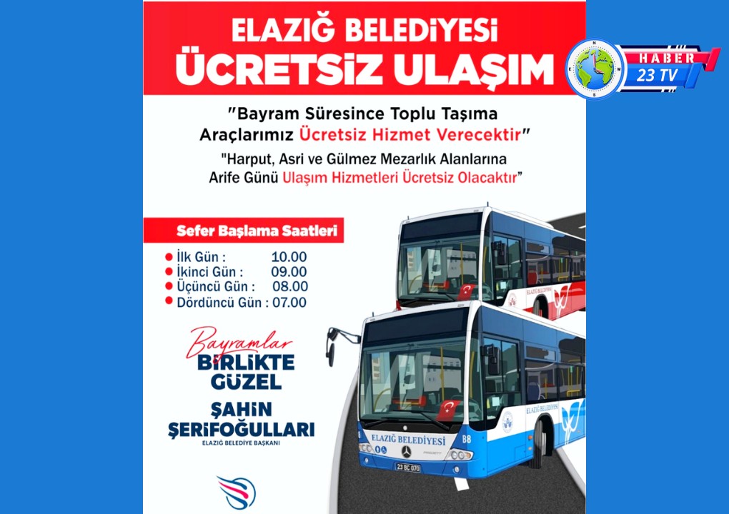 Ulaşım Hizmetleri Ücretsiz...