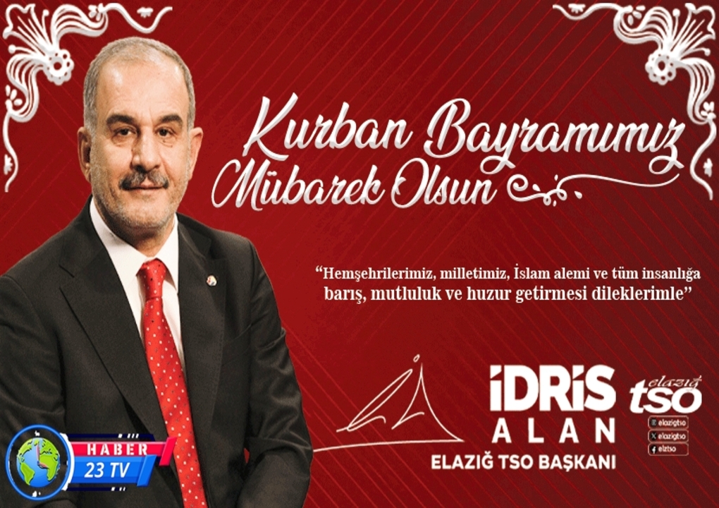 ETSO Başkanı İdris Alan Kurban Bayramı Mesajı