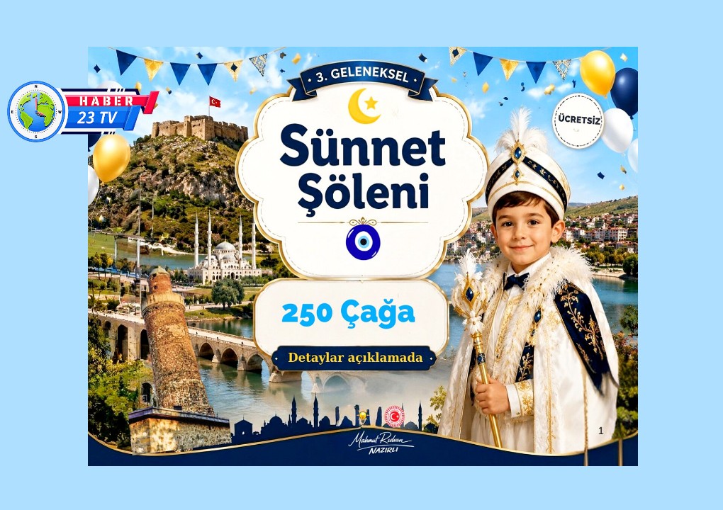 Nazırlı'dan 3. Geleneksel Sünnet Şöleni.. 