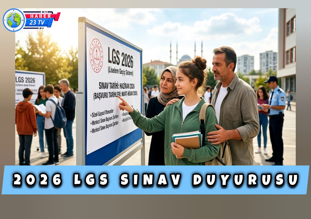 2026 Yılı Sınavla Öğrenci Alacak Ortaöğretim Kurumlarına İlişkin Merkezi Sınavı (Lgs) Basın Duyurusu