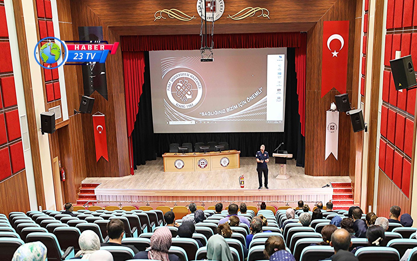 Fırat Üniversitesi Hastanesi Personeline Yangın Güvenliği Eğitimi