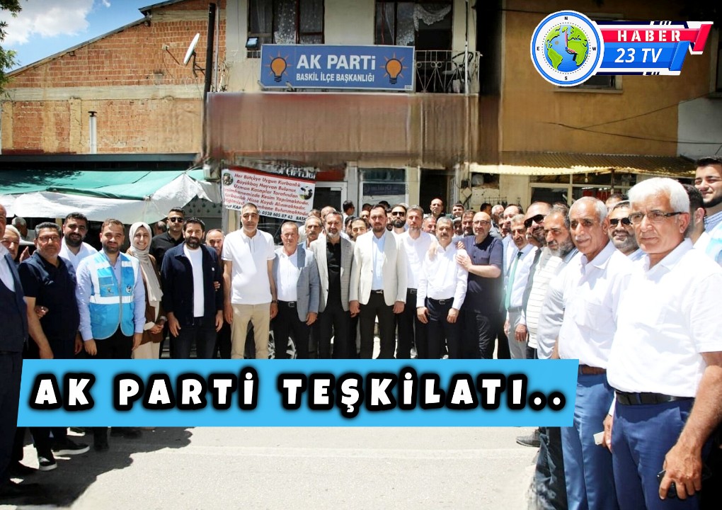 AK Parti Baskil’de Tek Yürek: 100 Kişilik Kadro Sahaya İndi