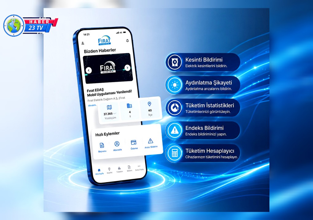 Fırat EDAŞ Mobil Uygulaması Yenilendi