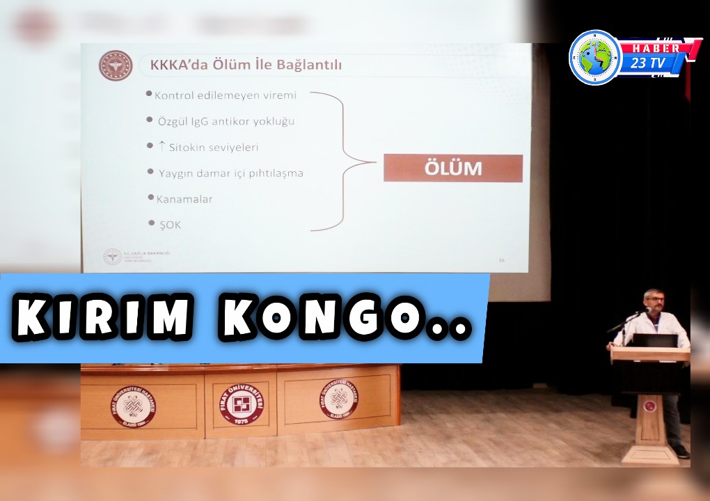 Fırat Üniversitesi Hastanesinde Sağlık Çalışanlarına Kırım Kongo Kanamalı Ateşi Eğitimi