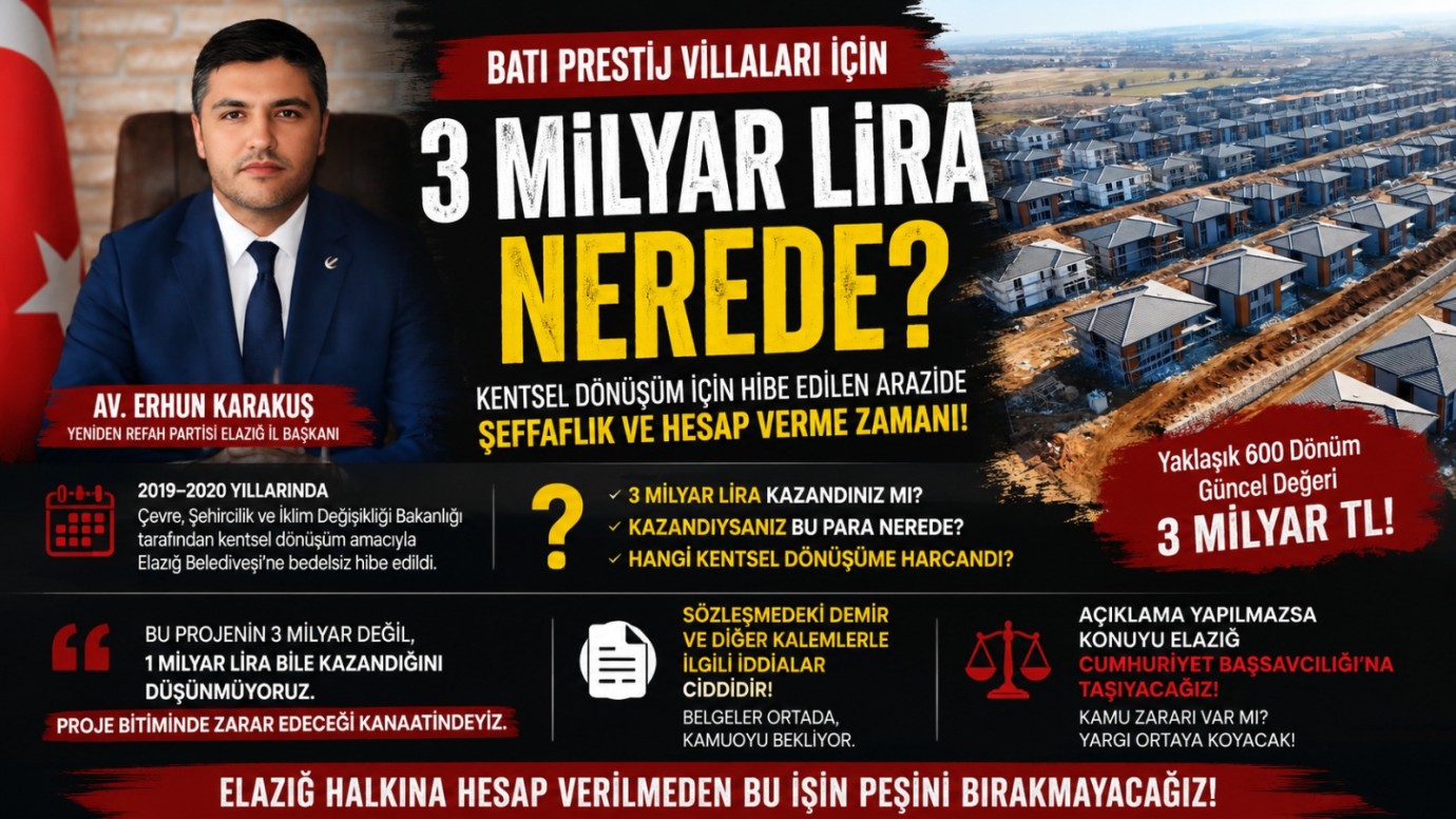 Başkan Karakuş Batı Prestij Projesi İçin Sordu:
