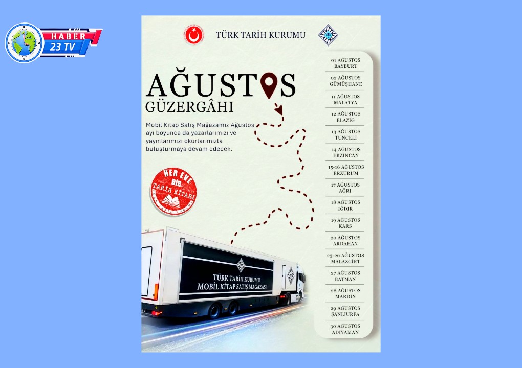 Türk Tarih Kurumu Mobil Kitap Satış Mağazası Tüm Türkiye’de Okurla Buluşuyor