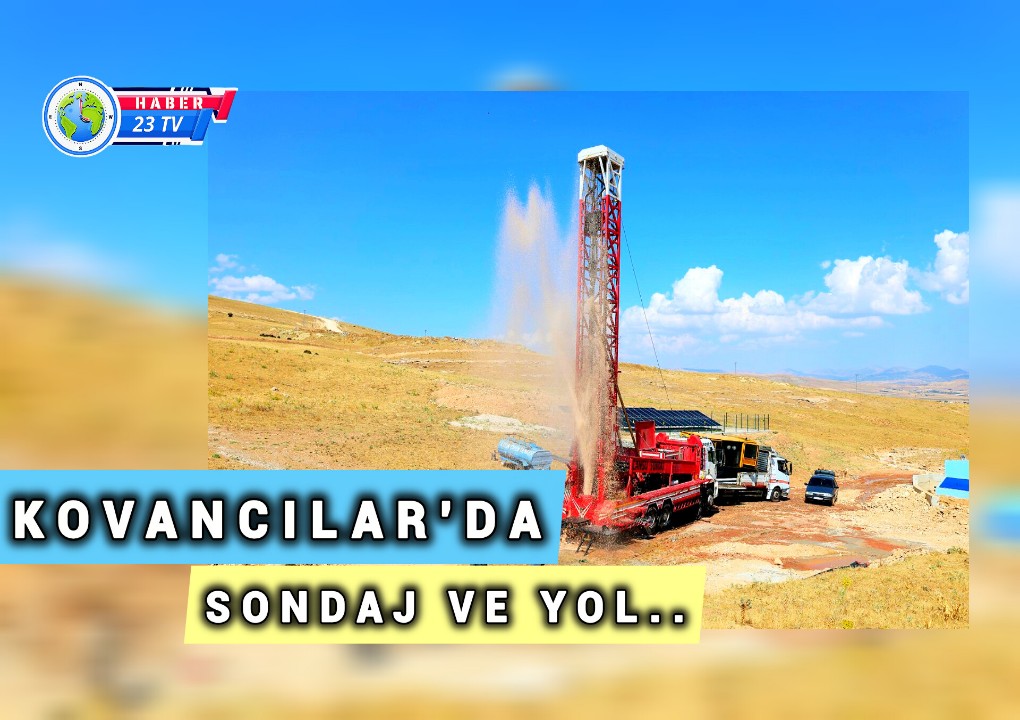 Kovancılar’da Sondaj ve Yol Çalışmaları Sürüyor