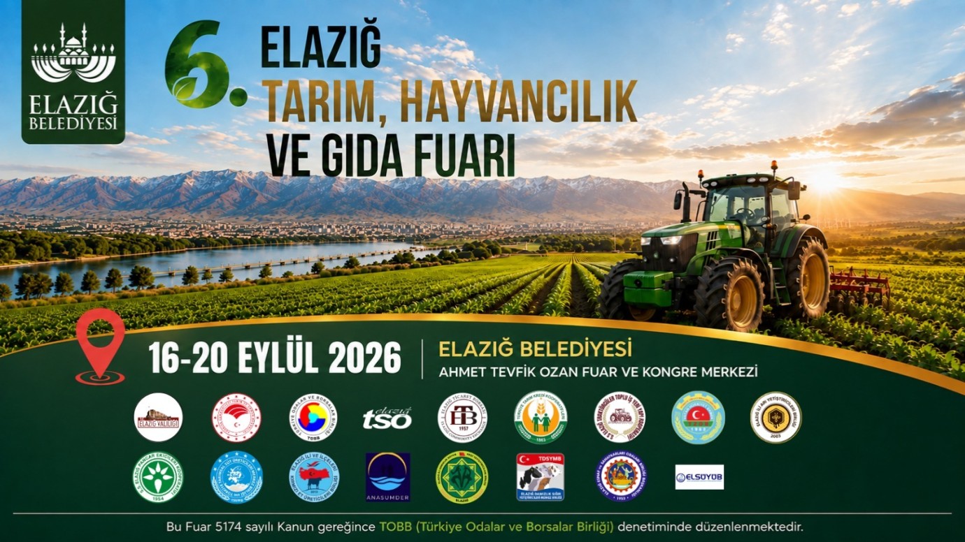 Tarım, Hayvancılık ve Gıda Fuarı, 16 Eylül de Açılıyor..