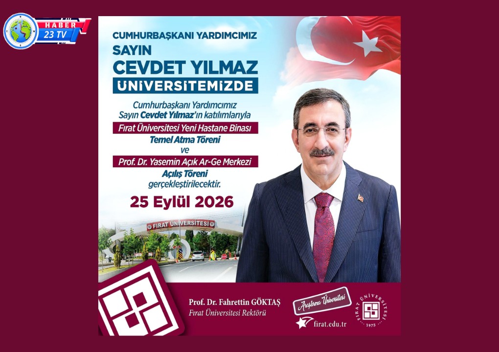 Cumhurbaşkanı Yardımcısı Cevdet Yılmaz Fırat Üniversitesinde İki Önemli Törene Katılacak