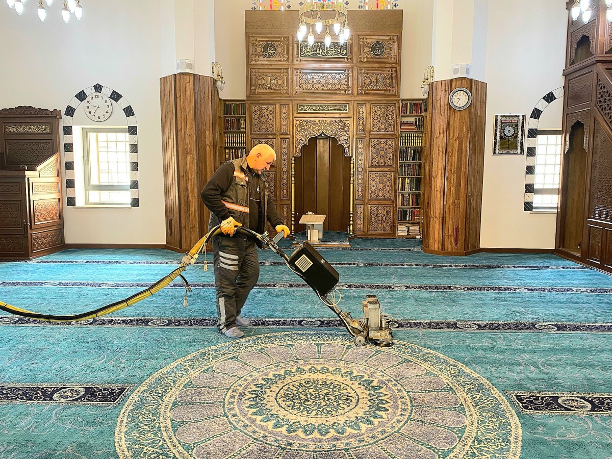 Elazığ Belediyesi Camilerde Ramazan Hazırlıklarını Sürdürüyor 